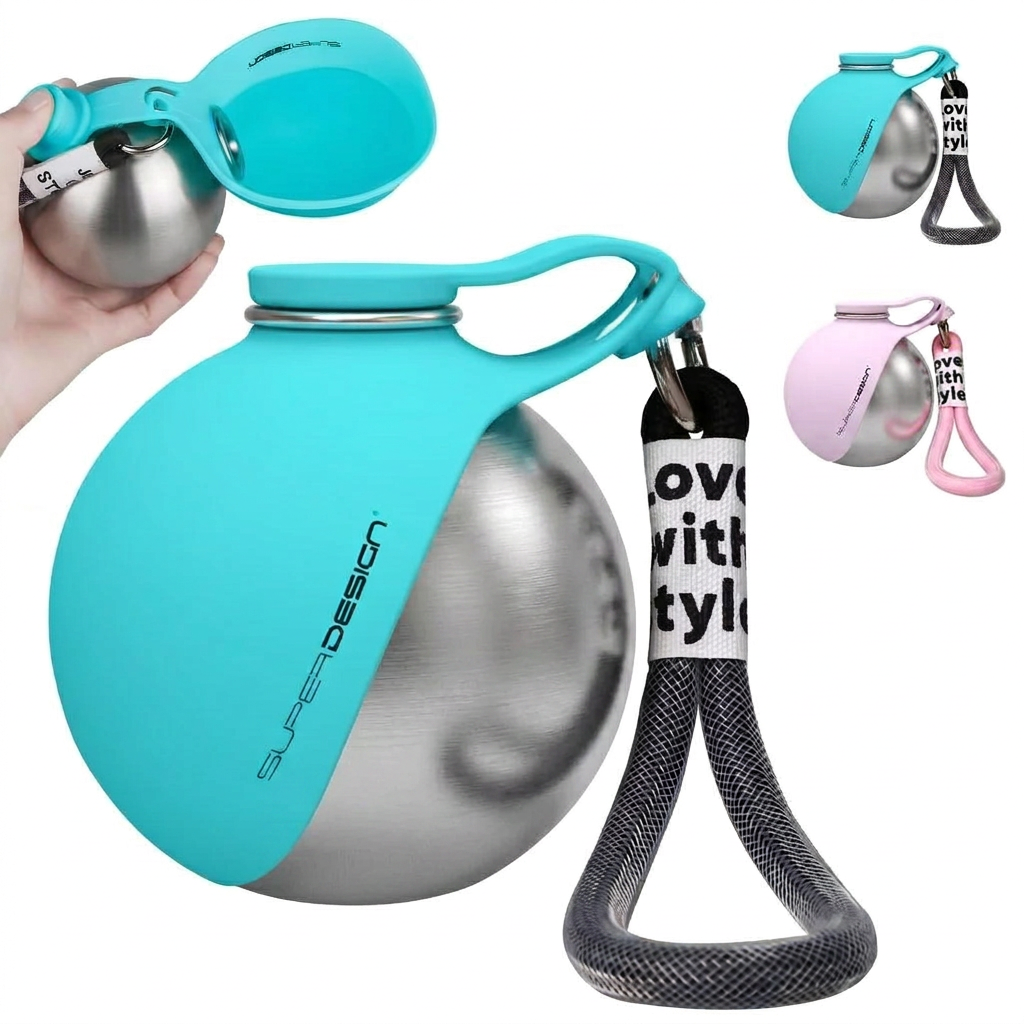 WalkSip 2-in-1 Portable Dog Water Bottle for Dogs
