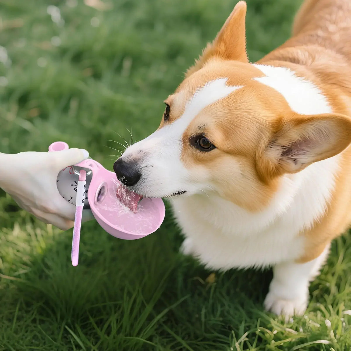 WalkSip 2-in-1 Portable Dog Water Bottle for Dogs