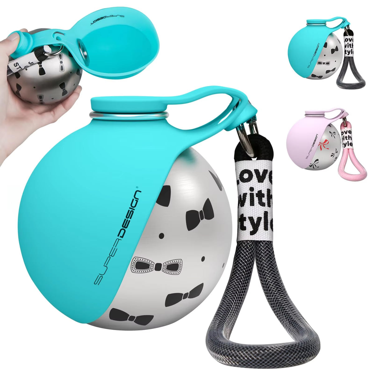 WalkSip 2-in-1 Portable Dog Water Bottle for Dogs